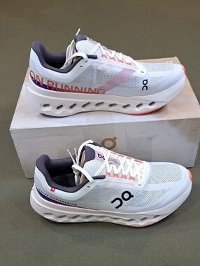 On Cloudsurfer Next - Color: White/Flame - Size: Women 9.5